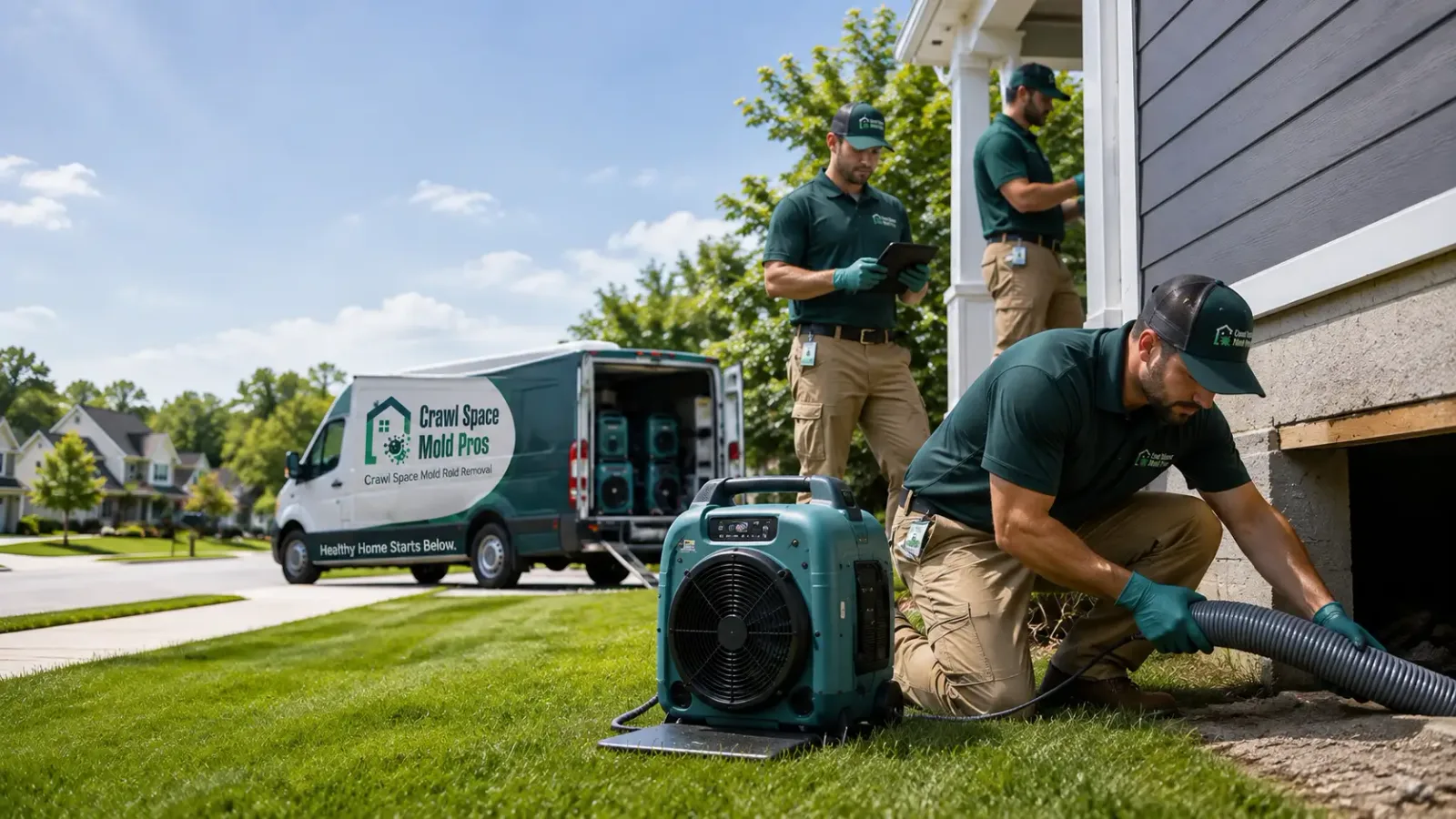 Crawl Space Mold Removal in Hawthorne, FL